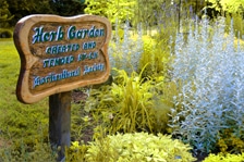 The Filberg Park Herb Garden in Comox, BC